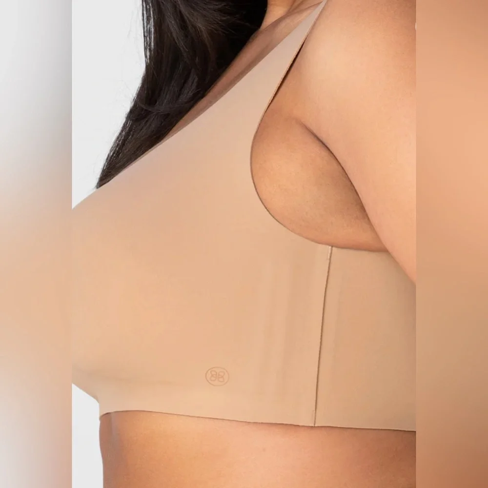 HONEYLOVE Softform V-Neck Bra Sand Nude Color Size XL - Picture 5 of 12